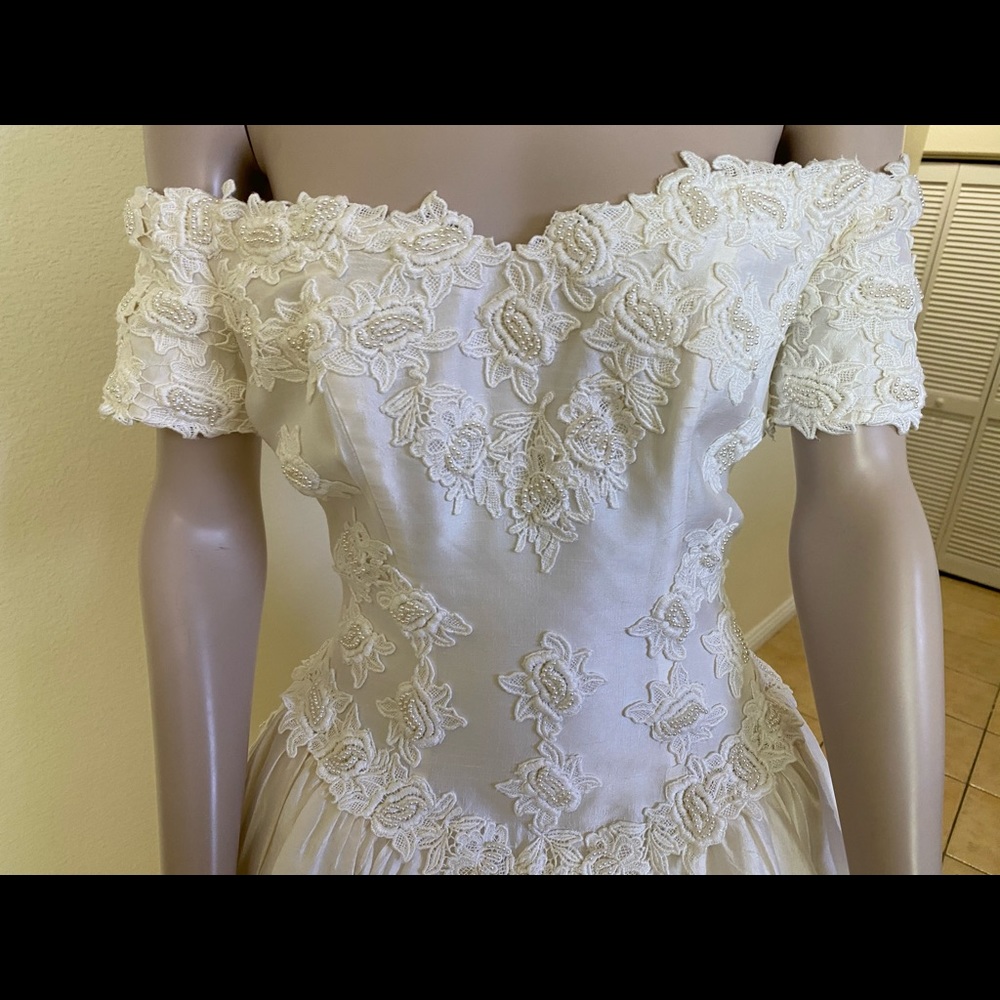 Silk wedding dress by Jasmine size 8